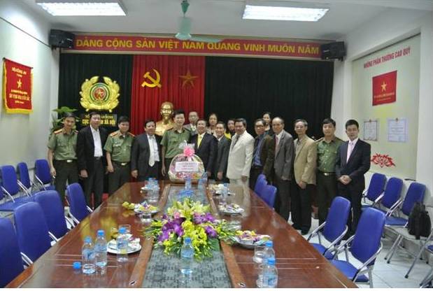 Đoàn cũng thăm chính thức Bộ Công An