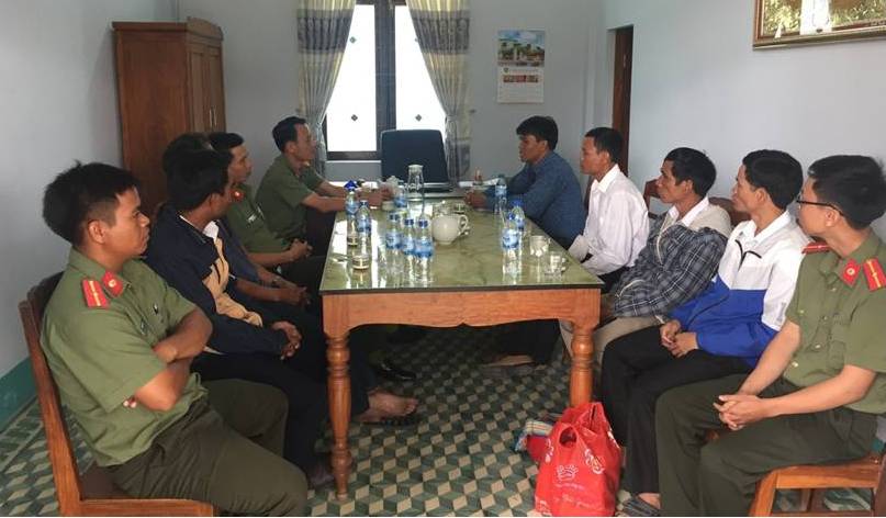 Các Điểm nhóm Hội thánh Báp-tít tỉnh Kontum đến thăm và làm việc với Công An Huyện Sa Thầy