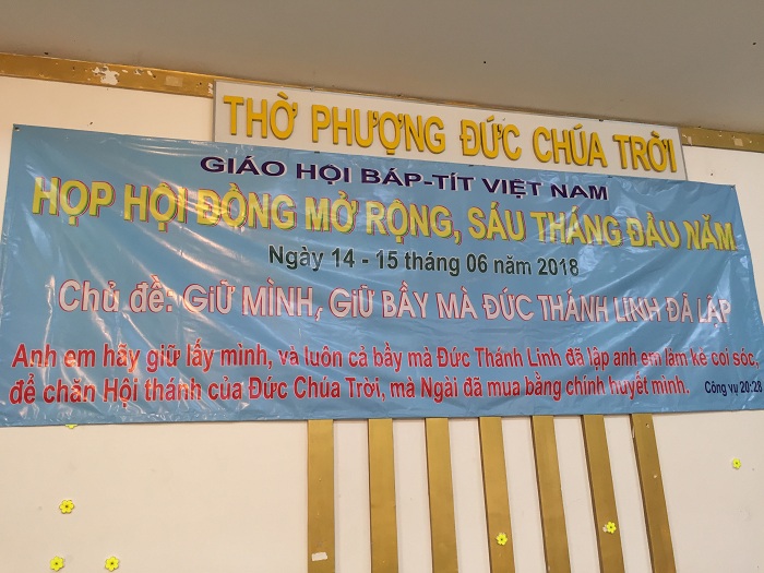 HỌP GIÁO HỘI MỞ RỘNG 06 THÁNG ĐẦU NĂM 2018