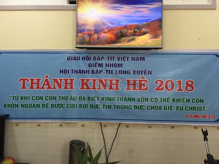HỘI THÁNH BÁP-TÍT LONG XUYÊN - THÁNH KINH HÈ 2018