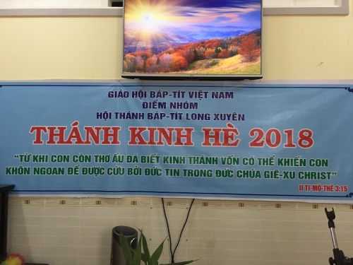 HỘI THÁNH BÁP-TÍT LONG XUYÊN - THÁNH KINH HÈ 2018